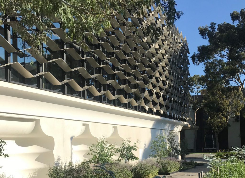 MONASH Uni chancellor building shade structure