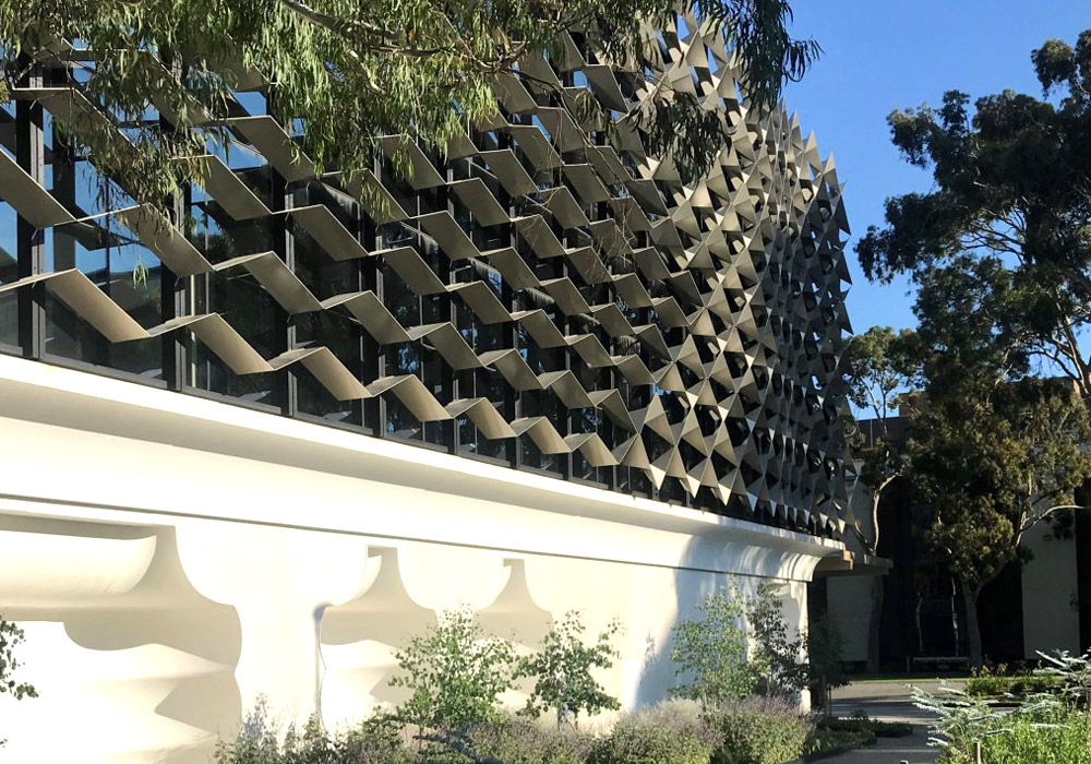 MONASH Uni chancellor building shade structure